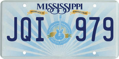 MS license plate JQI979