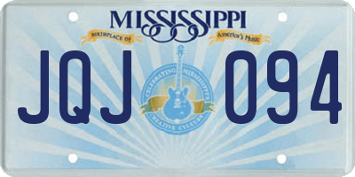 MS license plate JQJ094