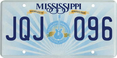 MS license plate JQJ096