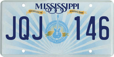 MS license plate JQJ146