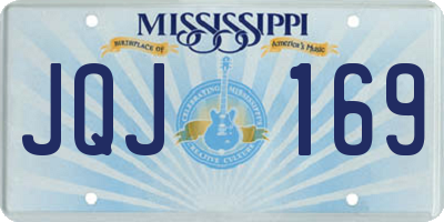 MS license plate JQJ169