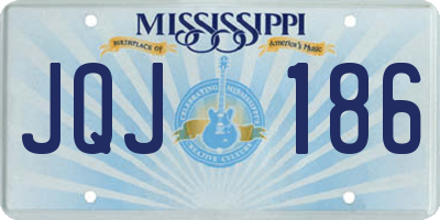 MS license plate JQJ186