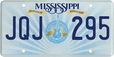 MS license plate JQJ295