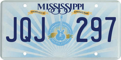 MS license plate JQJ297