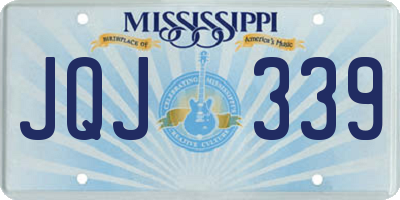 MS license plate JQJ339