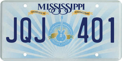 MS license plate JQJ401