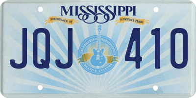 MS license plate JQJ410
