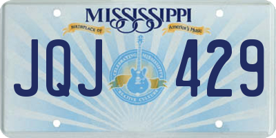 MS license plate JQJ429