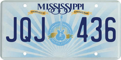 MS license plate JQJ436