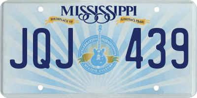 MS license plate JQJ439