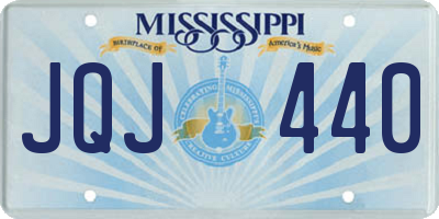 MS license plate JQJ440