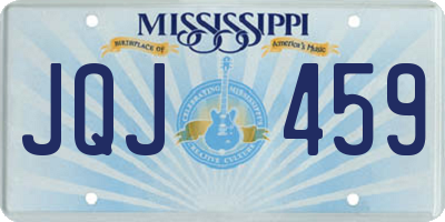 MS license plate JQJ459