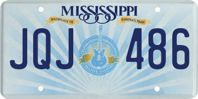 MS license plate JQJ486