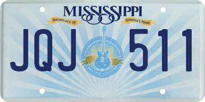 MS license plate JQJ511