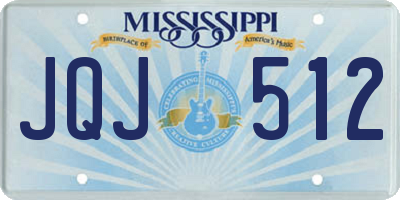 MS license plate JQJ512