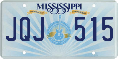 MS license plate JQJ515