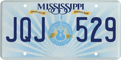 MS license plate JQJ529