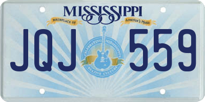 MS license plate JQJ559