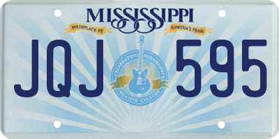 MS license plate JQJ595