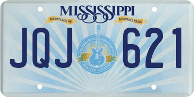 MS license plate JQJ621