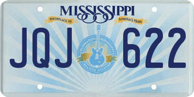 MS license plate JQJ622