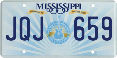 MS license plate JQJ659