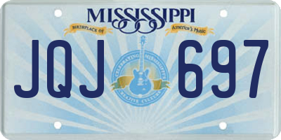 MS license plate JQJ697