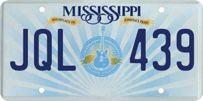 MS license plate JQL439