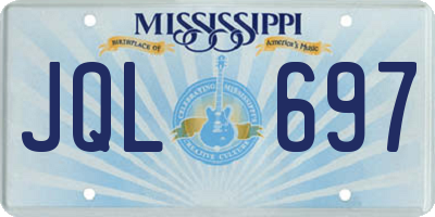 MS license plate JQL697