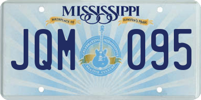 MS license plate JQM095