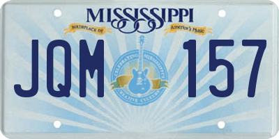 MS license plate JQM157