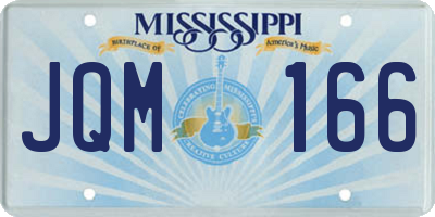 MS license plate JQM166