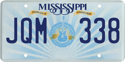 MS license plate JQM338