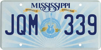 MS license plate JQM339