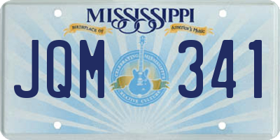 MS license plate JQM341