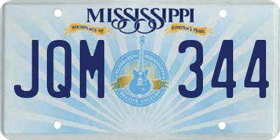 MS license plate JQM344