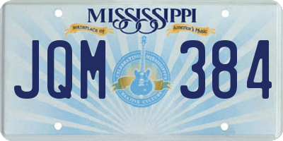 MS license plate JQM384