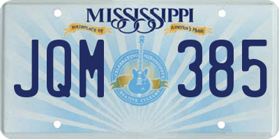 MS license plate JQM385