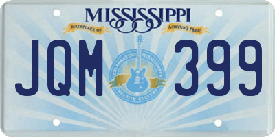 MS license plate JQM399