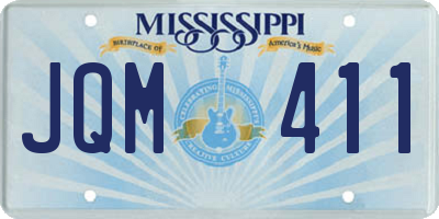 MS license plate JQM411
