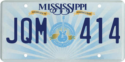 MS license plate JQM414