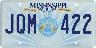 MS license plate JQM422