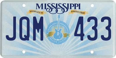 MS license plate JQM433