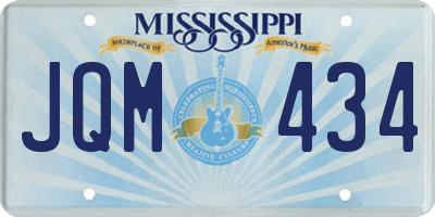 MS license plate JQM434