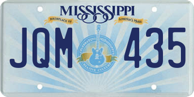 MS license plate JQM435