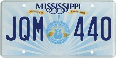 MS license plate JQM440