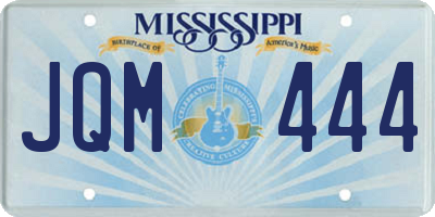 MS license plate JQM444