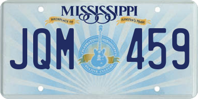 MS license plate JQM459