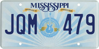 MS license plate JQM479
