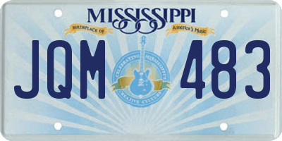 MS license plate JQM483
